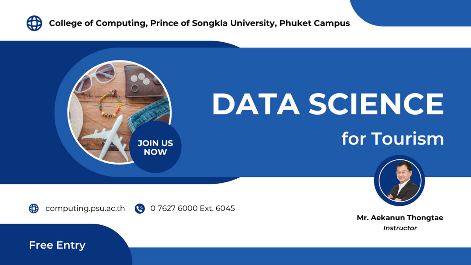 วิทยาการข้อมูลสำหรับการท่องเที่ยว (Data Science for Tourism)