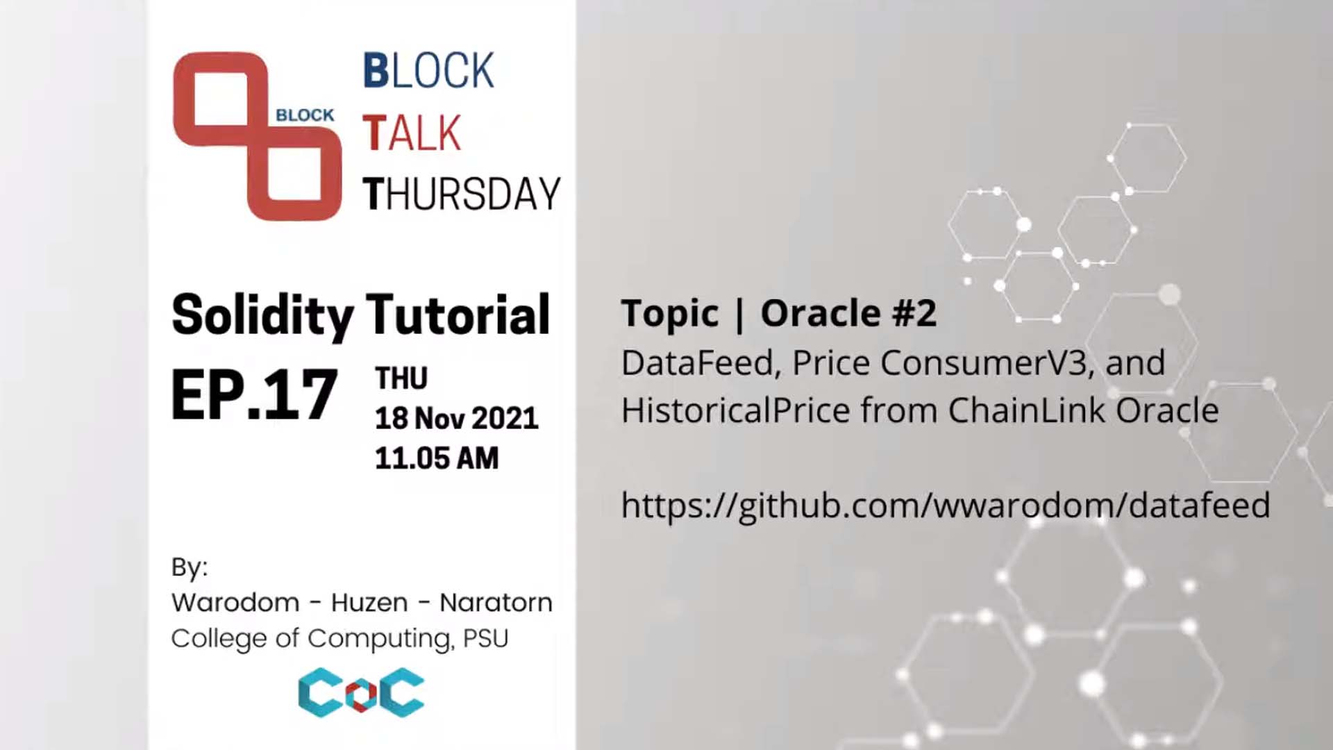 Solidity Tutorial Topic | Oracle #2